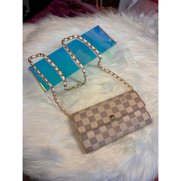 Louis Vuitton Damier Azur Sarah snappy wallet - Picture 7 of 10